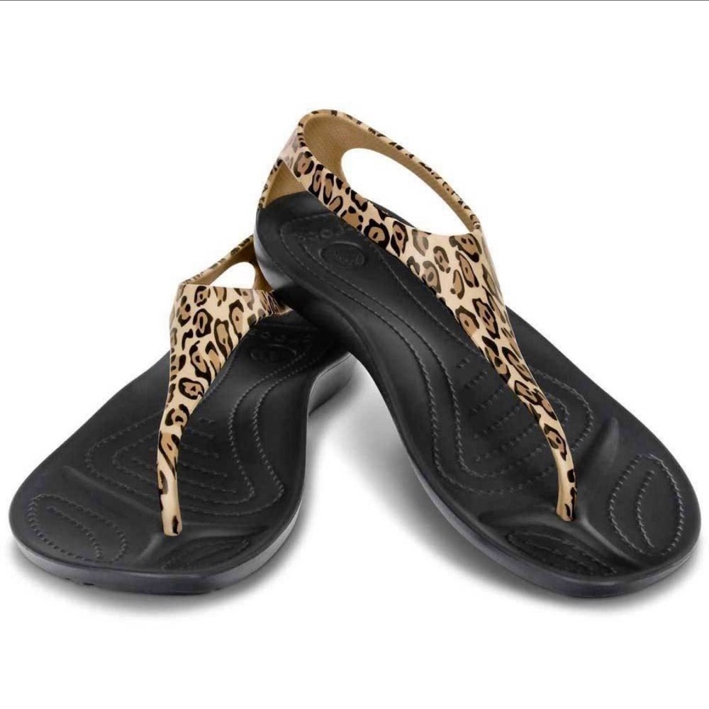 •SOLD• Crocs Sophisticated Sexi Flip Flop in Wild - Picture 6 of 8